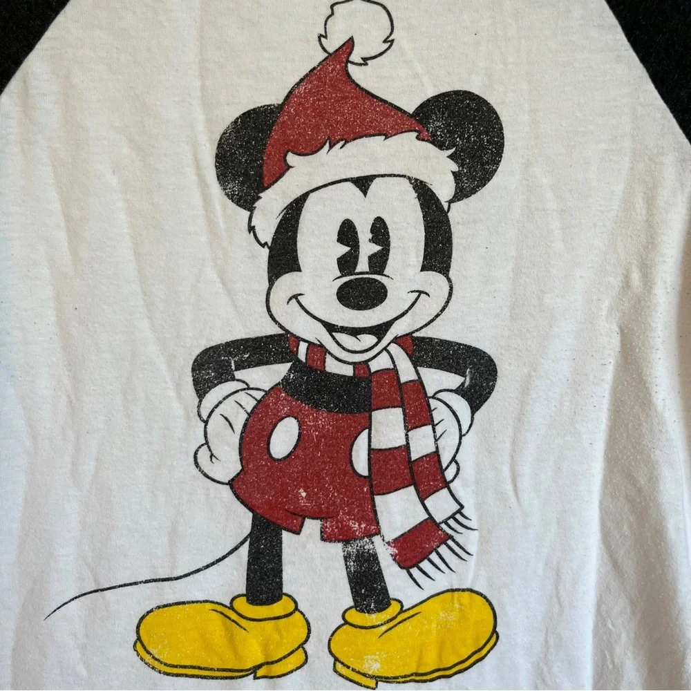 Mickey Christmas raglan tee - Picture 3 of 9